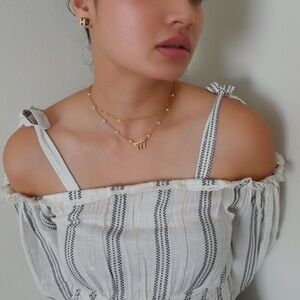 Babeina 777 Angel Number and Evil Eye Necklace Stack
